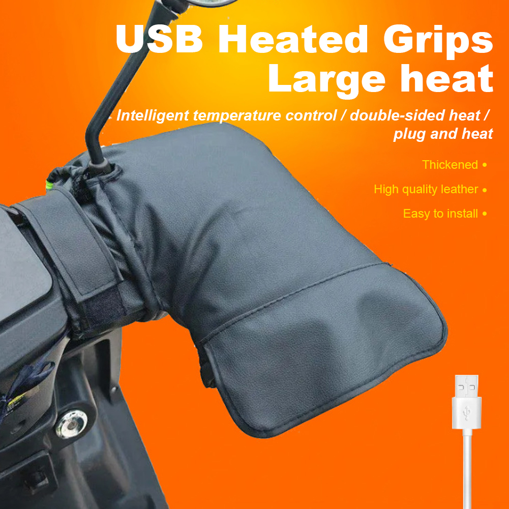 Hand Warmer Electric - Luvas de aquecimento elétrico para guidão,