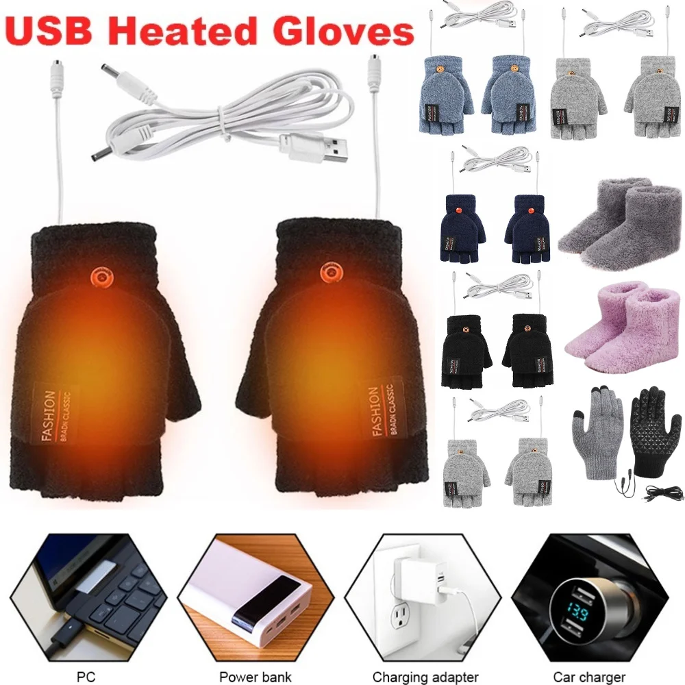 Usb elétrico aquecido luvas de - Hand Warmer Electric avaliação e preço