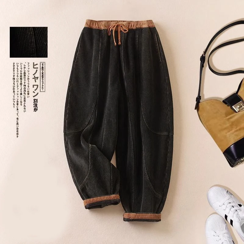 Calças Harem de Corduroy Femin - Corduroy Pant Warm avaliação e preço