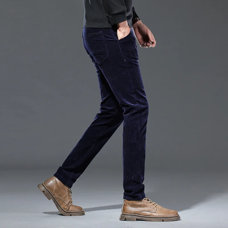 Inverno novo masculino veludo  - Corduroy Pant Warm avaliação e preço