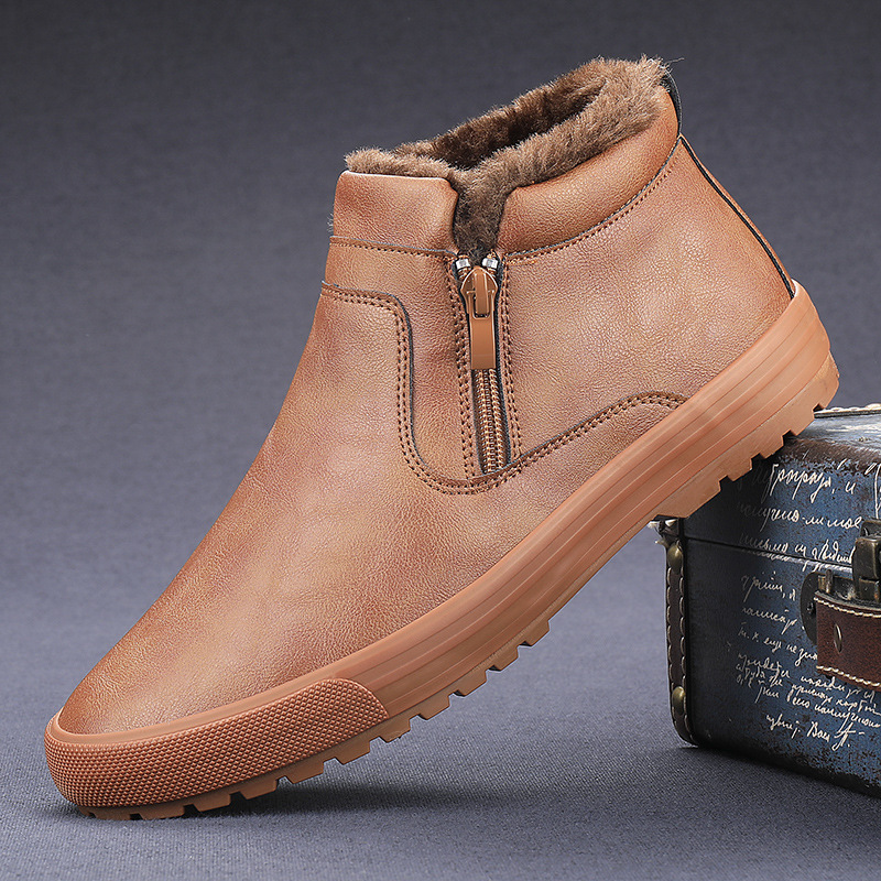 Botas masculinas de inverno, d - Waterproof Winter Boot avaliação e preço