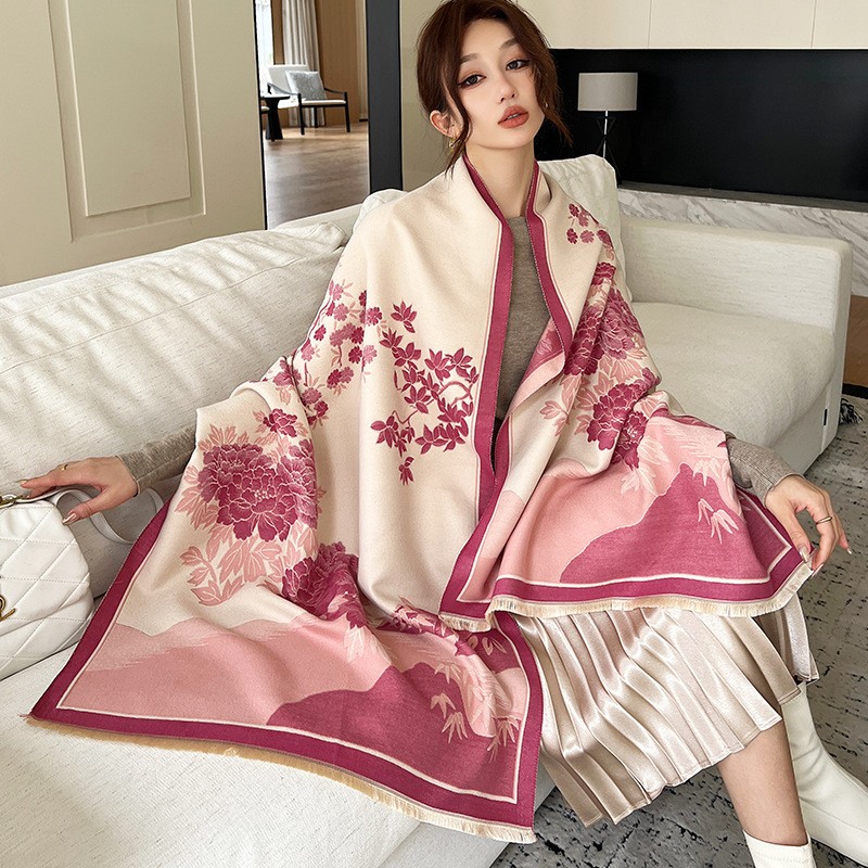Moda inverno novo quente cashm - Cashmere Pashmina Wrap avaliação e preço