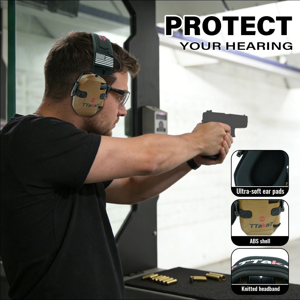 Novo Protetor Auditivo Eletrôn - Earmuffs Foldable avaliação e preço