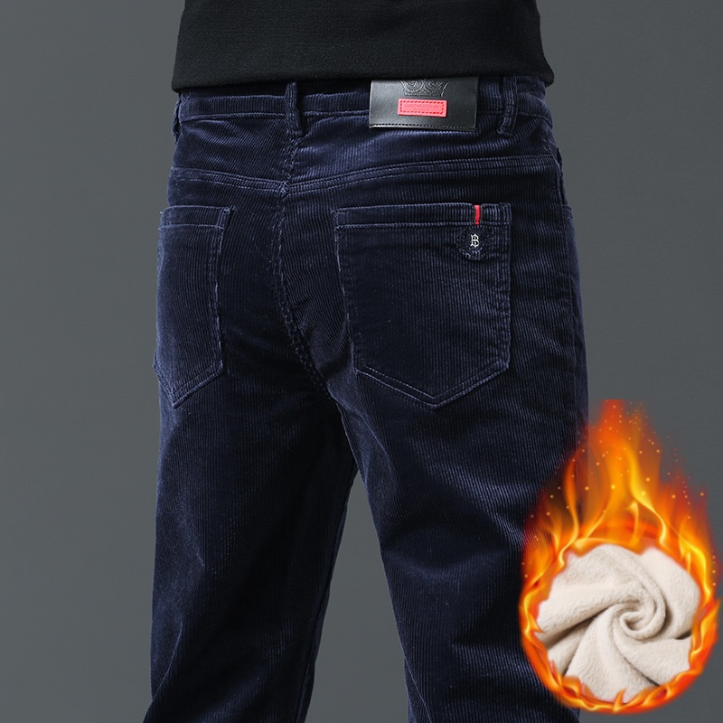 Calças de veludo masculinas in - Corduroy Pant Warm avaliação e preço