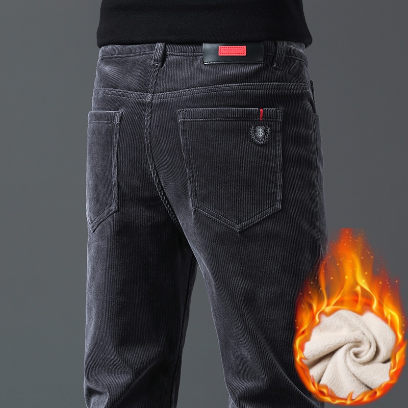 Calças de veludo masculinas in - Corduroy Pant Warm avaliação e preço